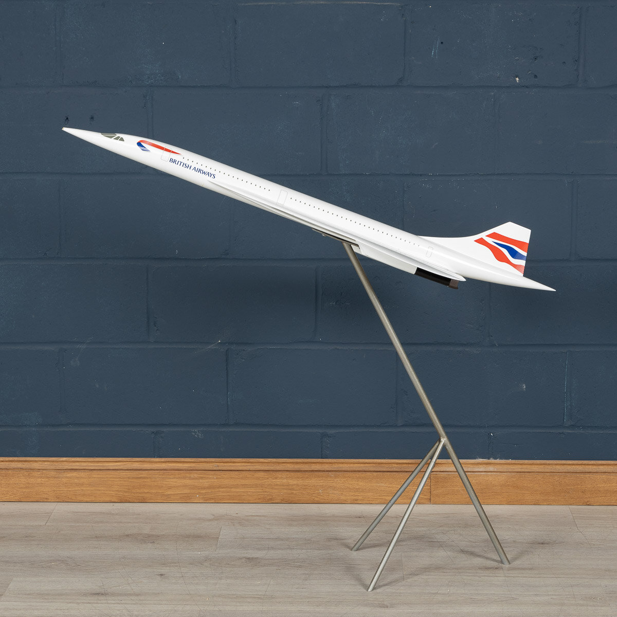 A large resin Concorde model made by Space Models, England, circa 1990