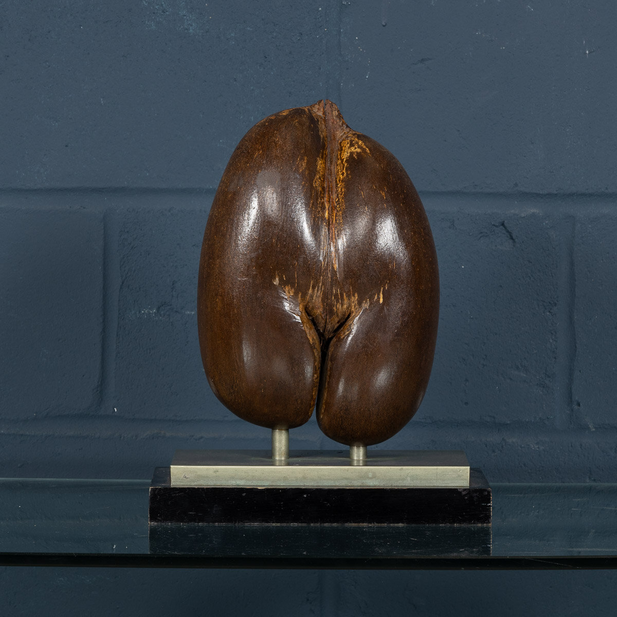 A coco de mer nut, mounted by Anthony Redmile, London, circa 1970
