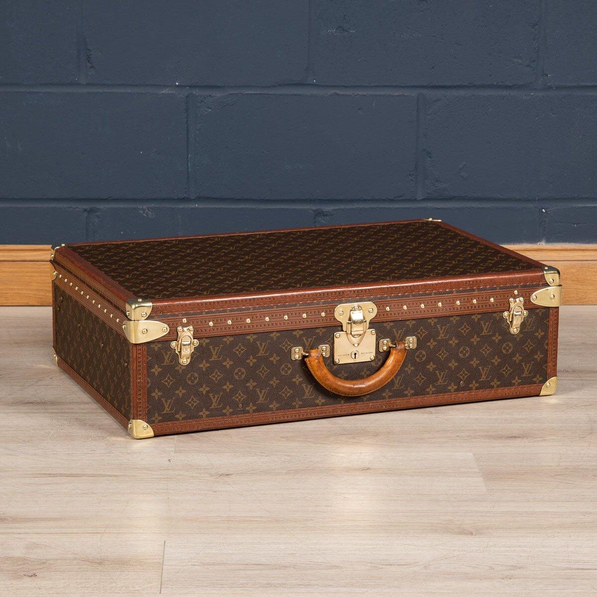 A Louis Vuitton suitcase in monogram canvas, France, circa 1970