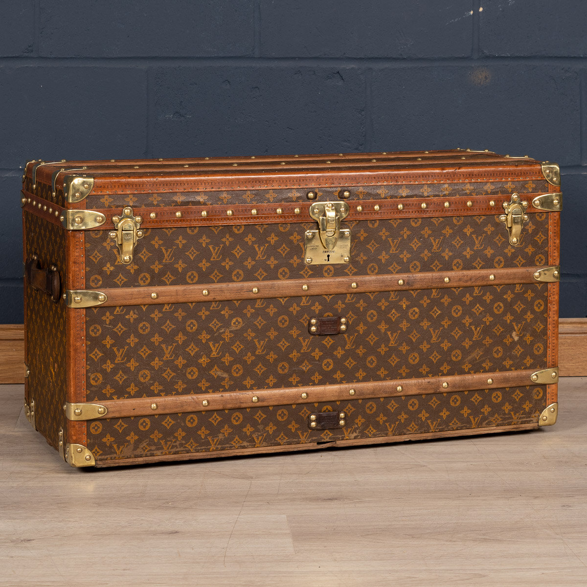 A large Louis Vuitton shoe trunk, France, circa 1910