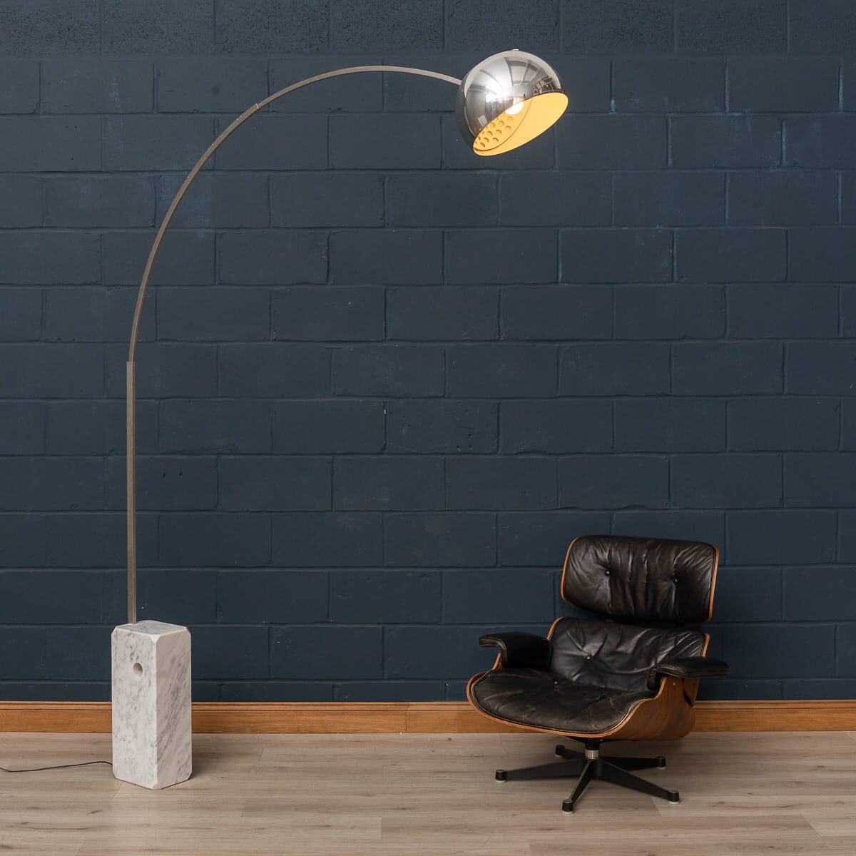 An Arco floor lamp by Flos, Italy, late 19th/early 20th century