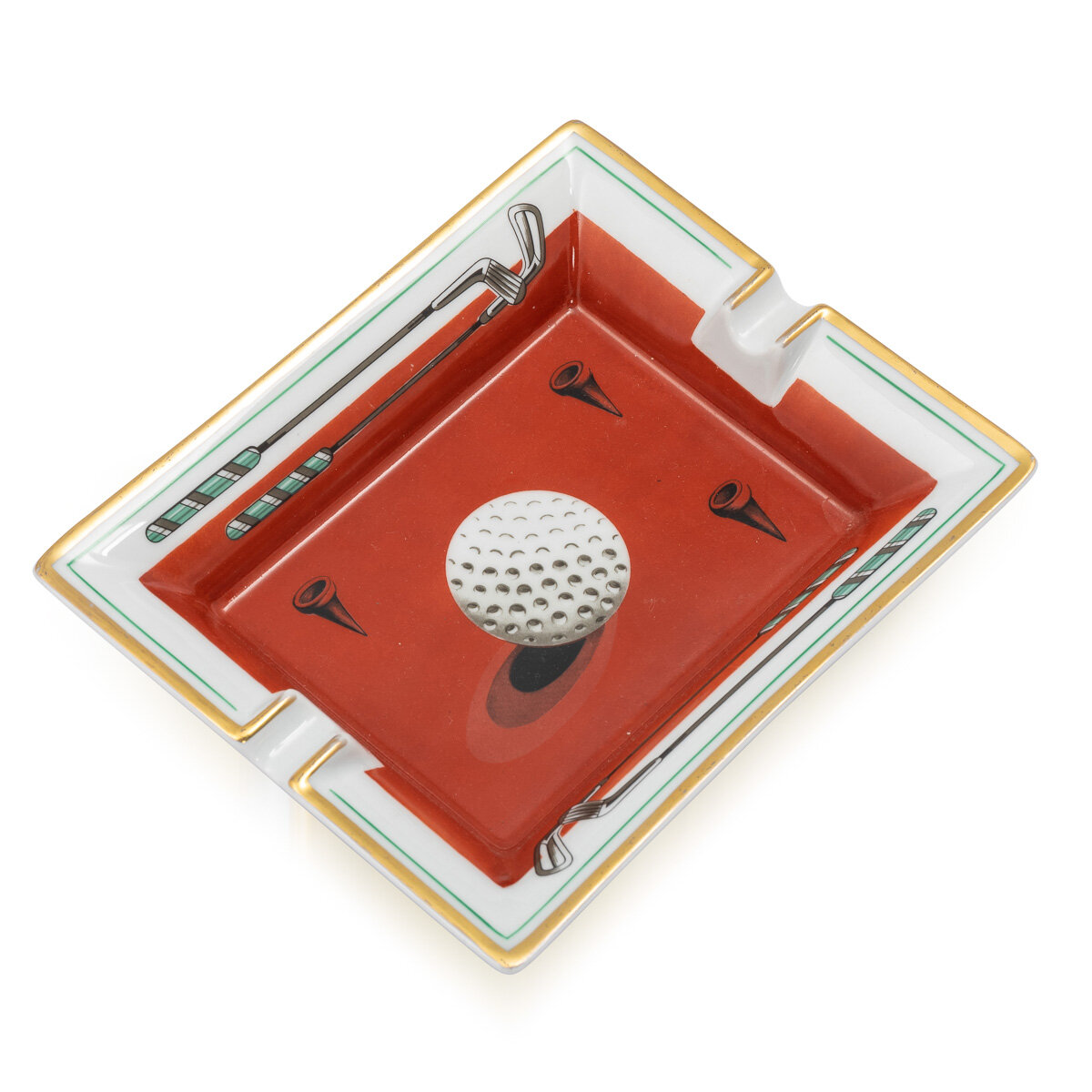 A ceramic ash tray by Hermes, France, mid 20th century