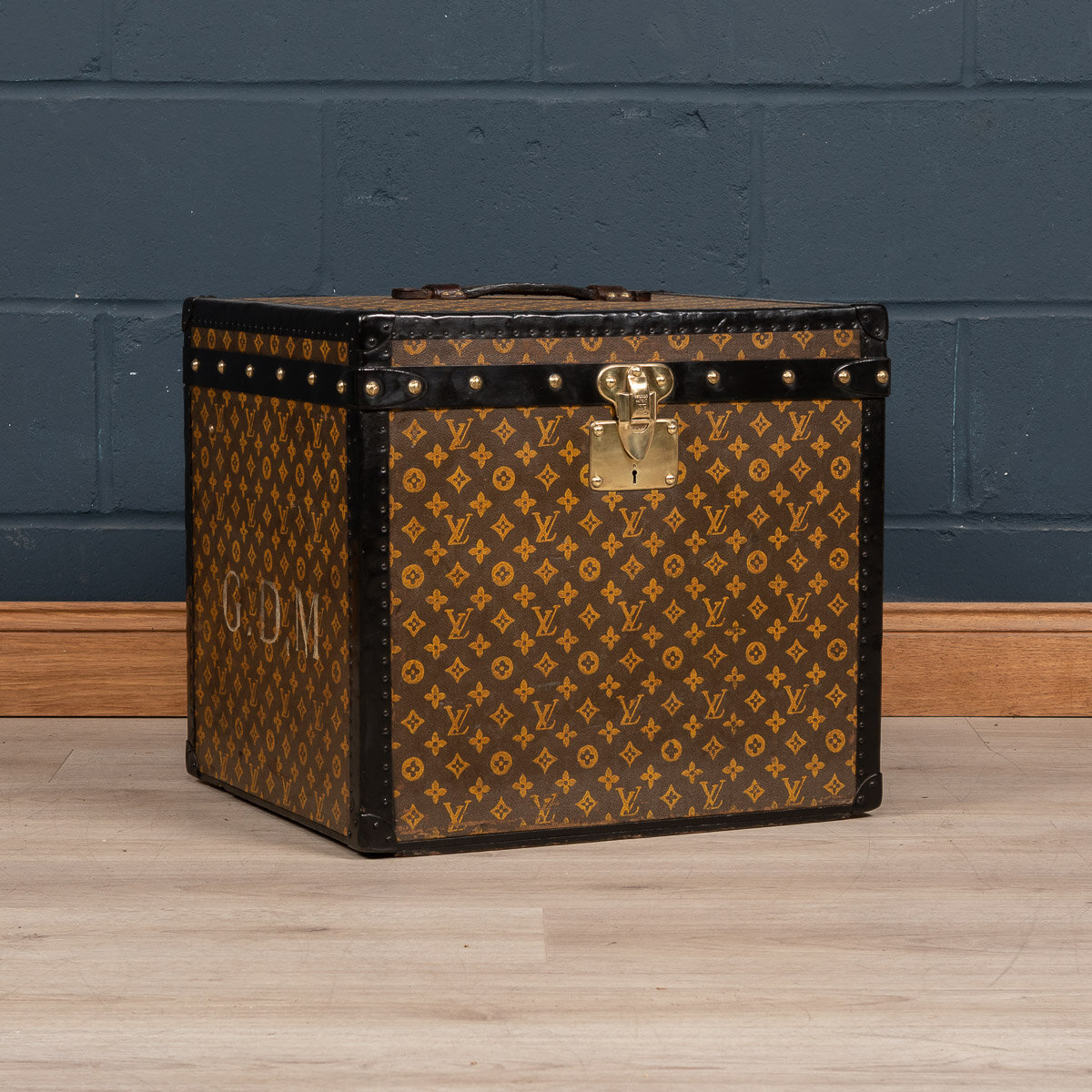 A Louis Vuitton hat trunk in monogrammed canvas, France, circa 1930