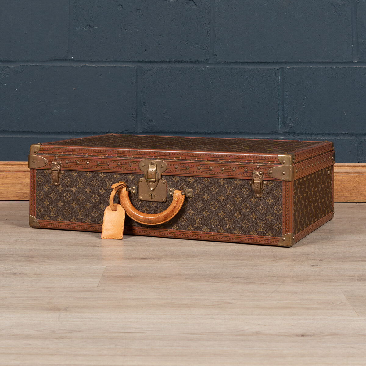A Louis Vuitton suitcase in monogram canvas, France, circa 1970