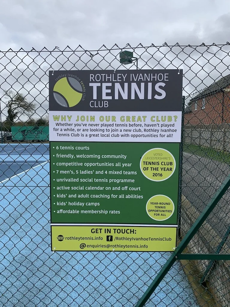 Club Open Day 2020 — Rothley Ivanhoe Tennis Club