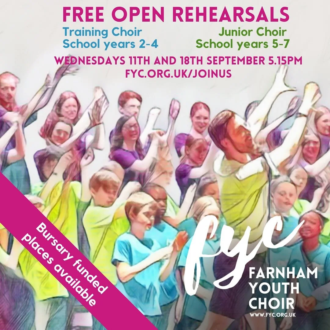Join us for FREE open rehearsals this Wednesday. Children in school years 2-7. Click the link in our bio for more information.