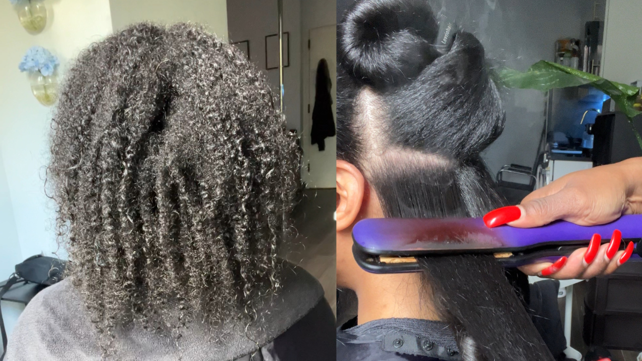 How a Keratin Treatment FIXED Her Curl Pattern 