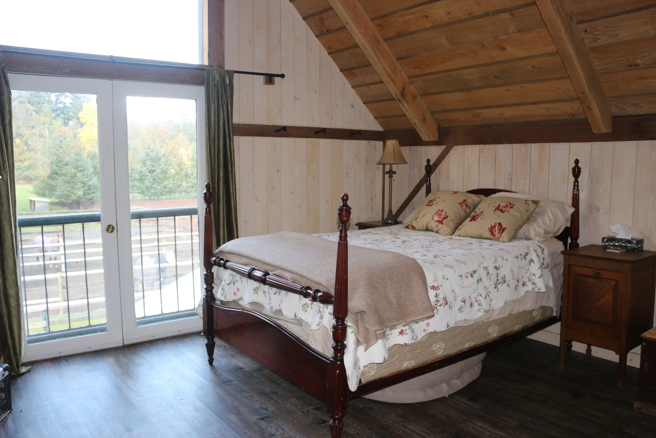 Barn interior, loft guest suite.JPG