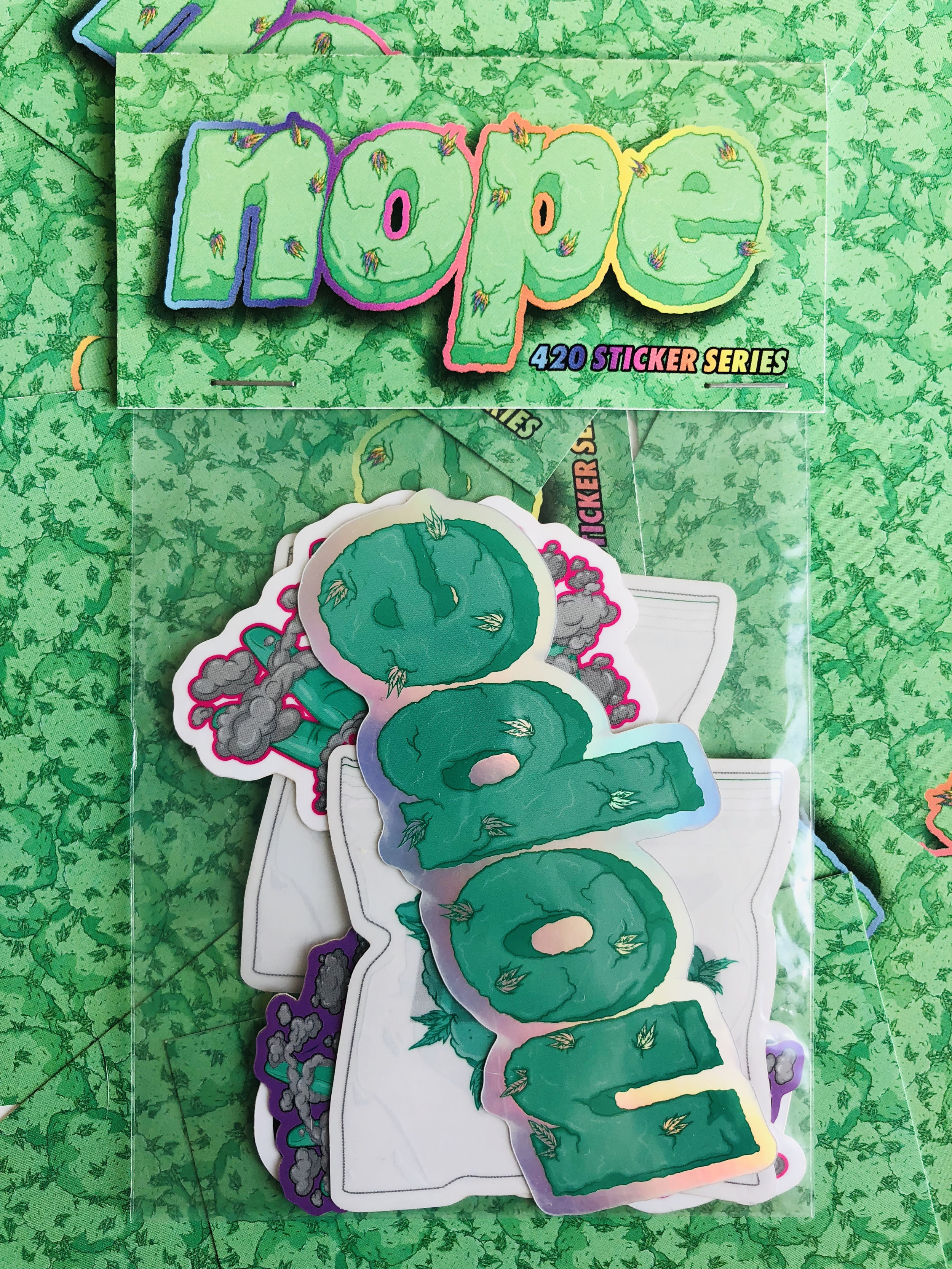 weed stickers pack