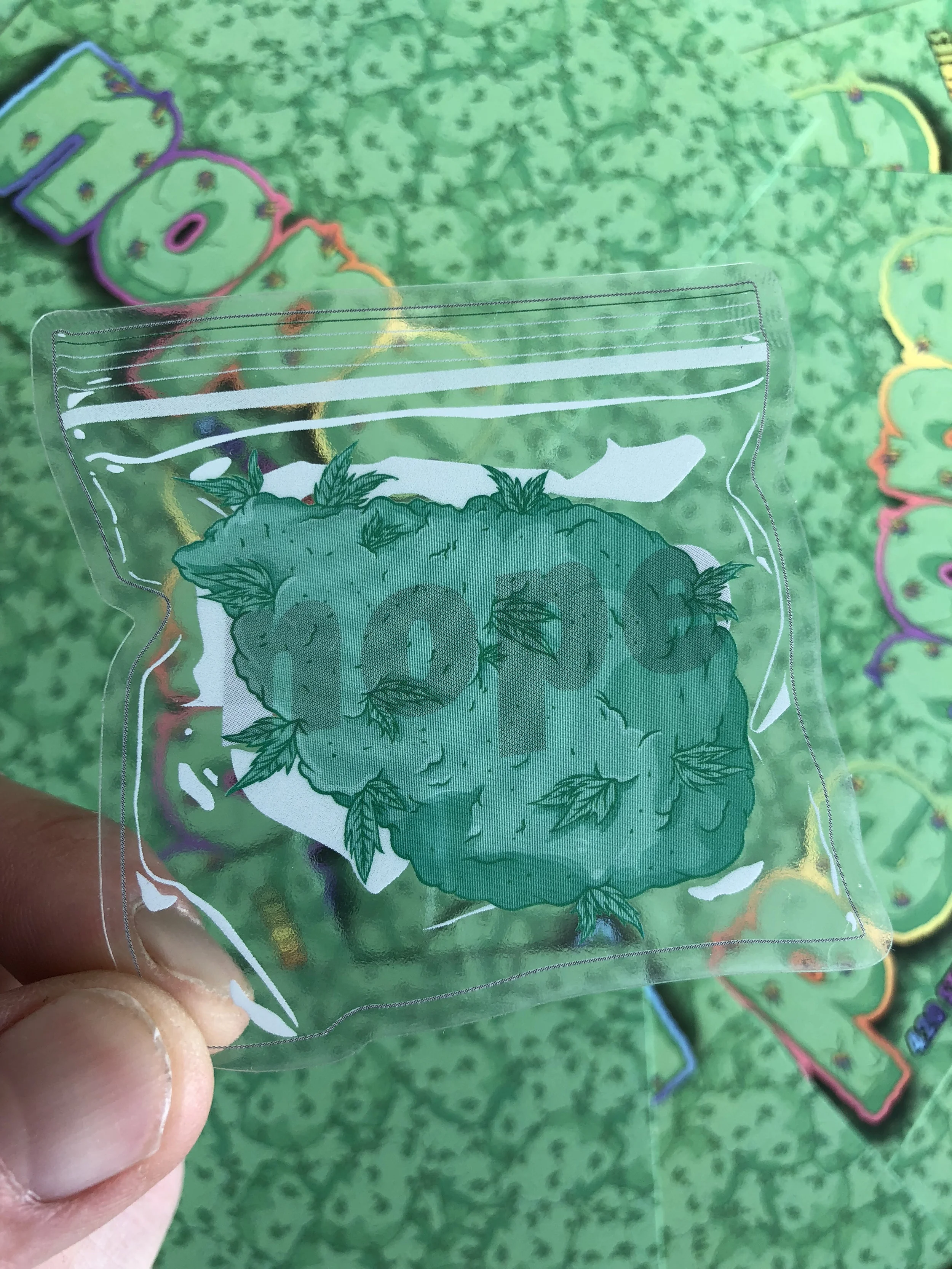 transparent sticker