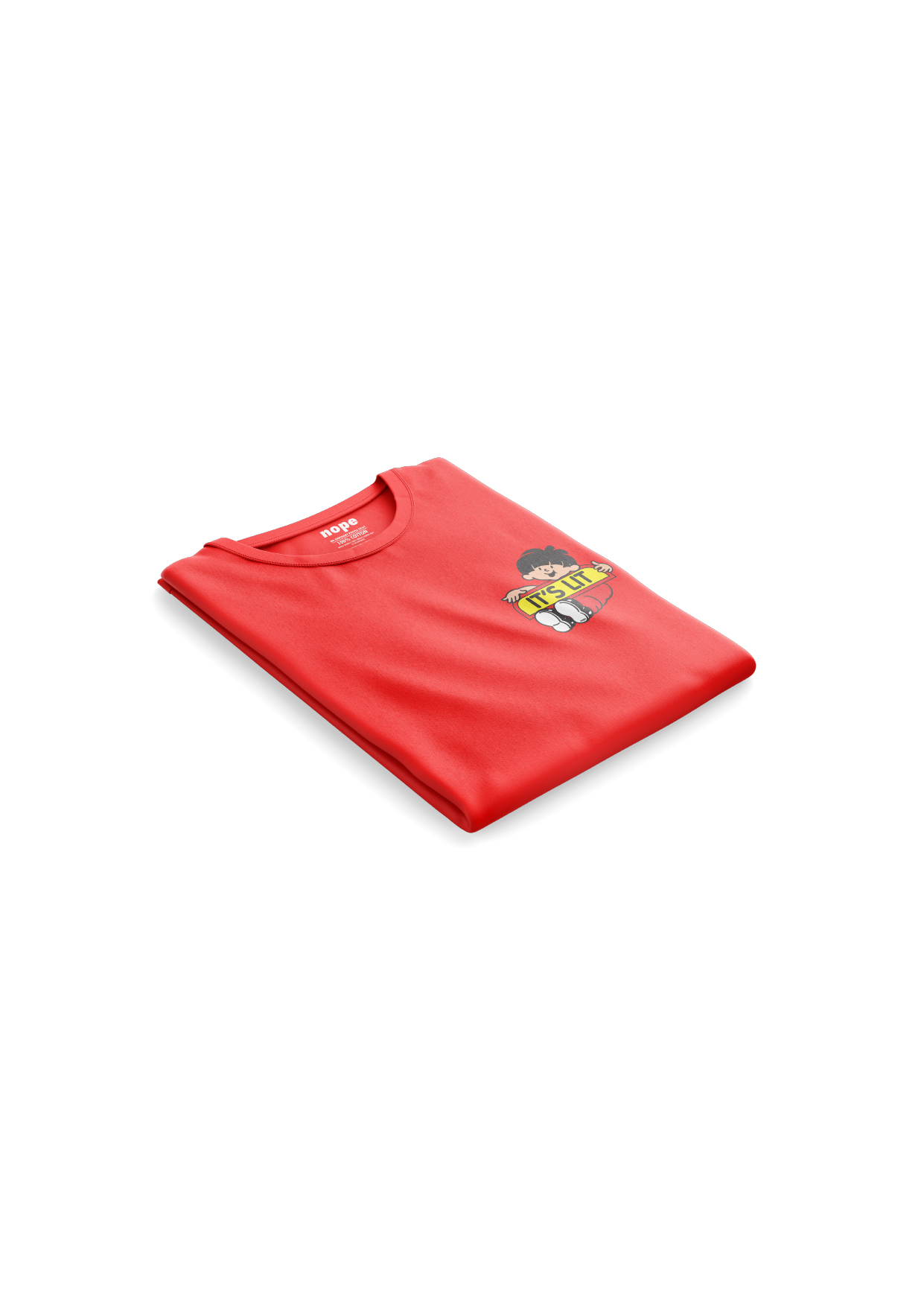 red-haribo-boy-tshirt-folded