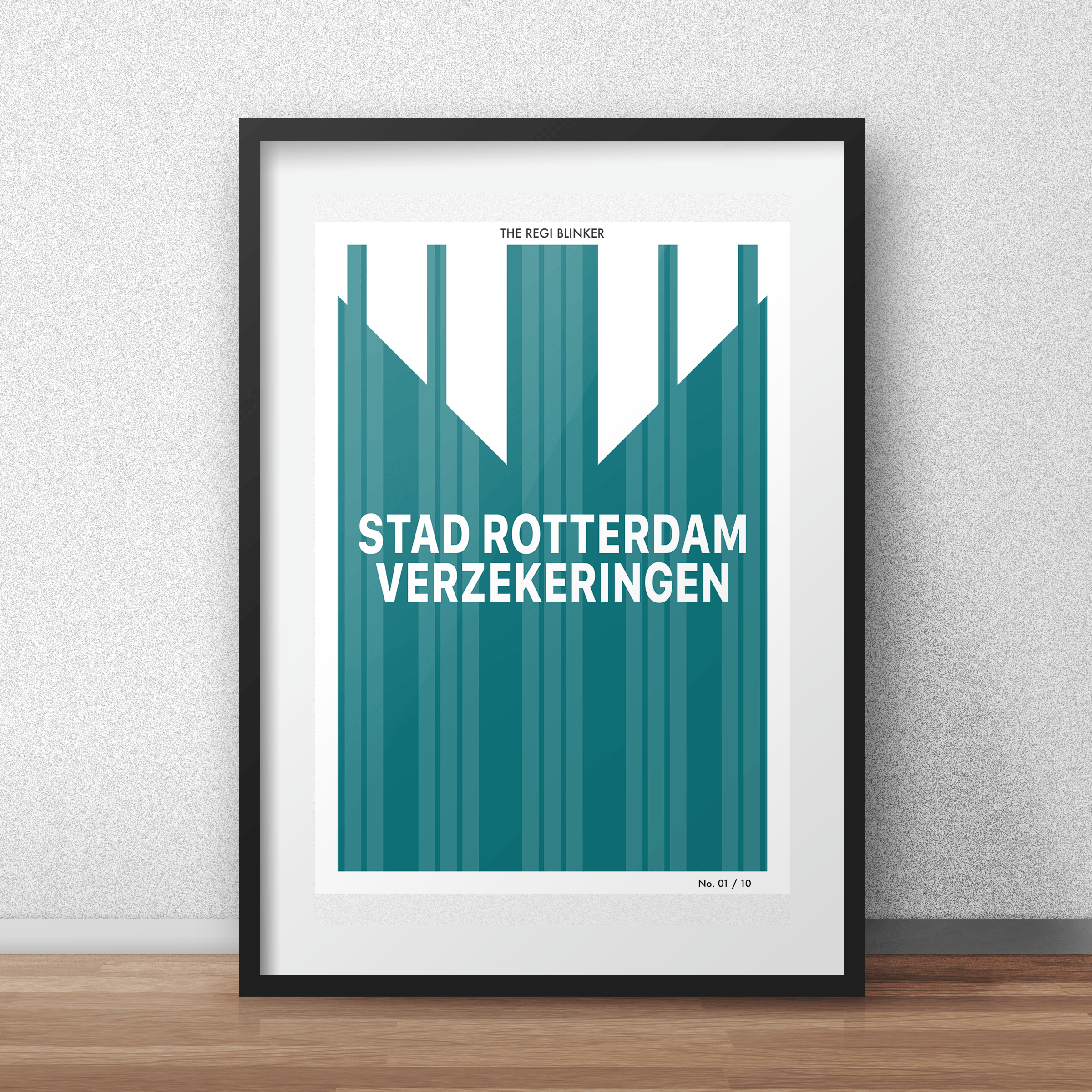 Feyenoord Retro Football Shirt Print