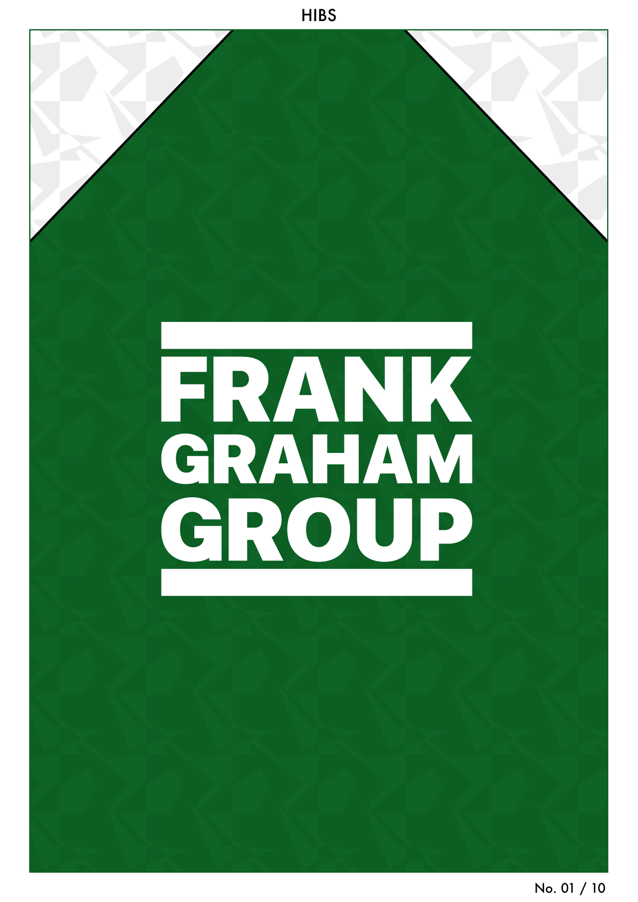 Hibernian 1989 Home Football Shirt Print Design