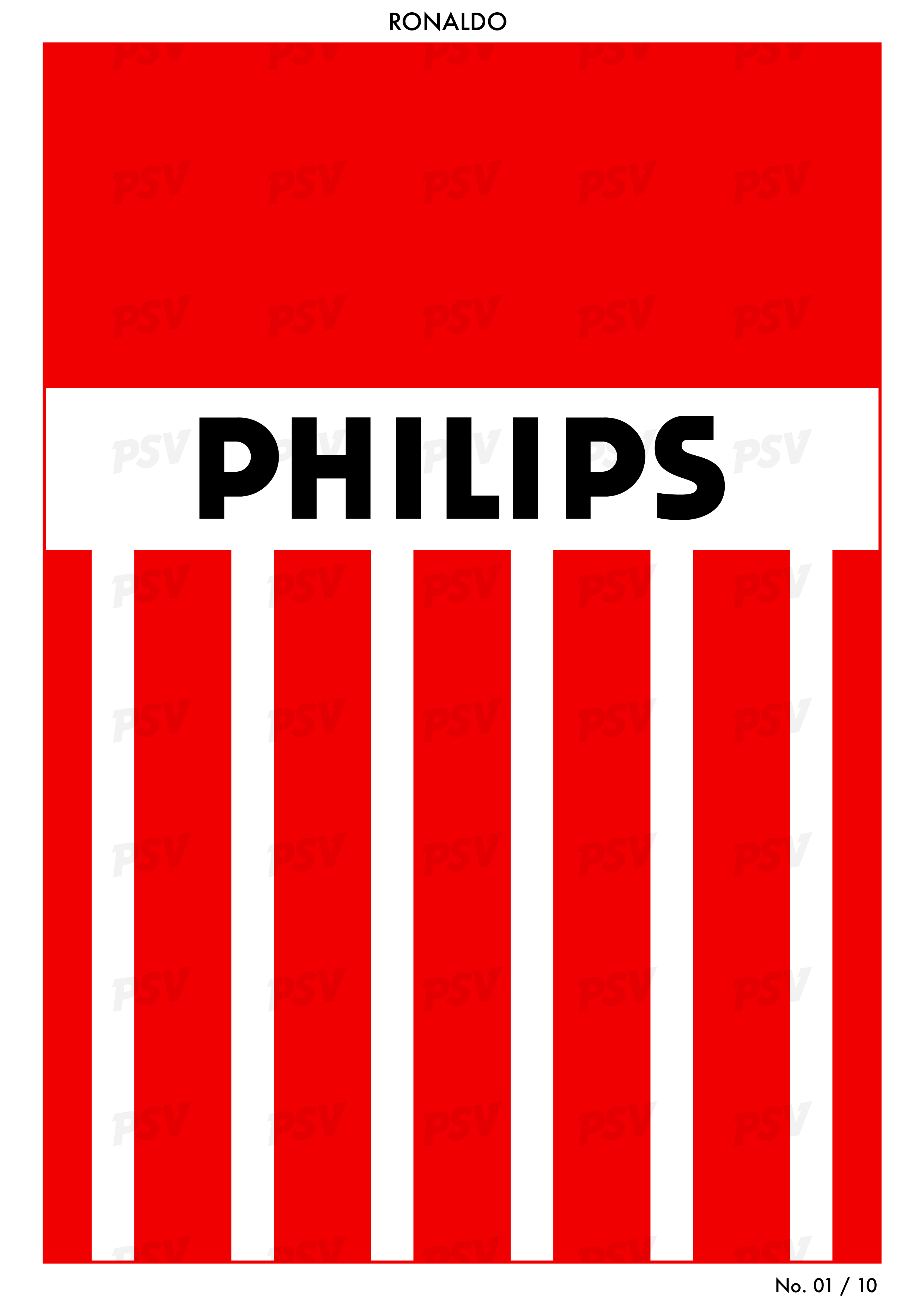 PSV 1994 Home Football Shirt Print Design