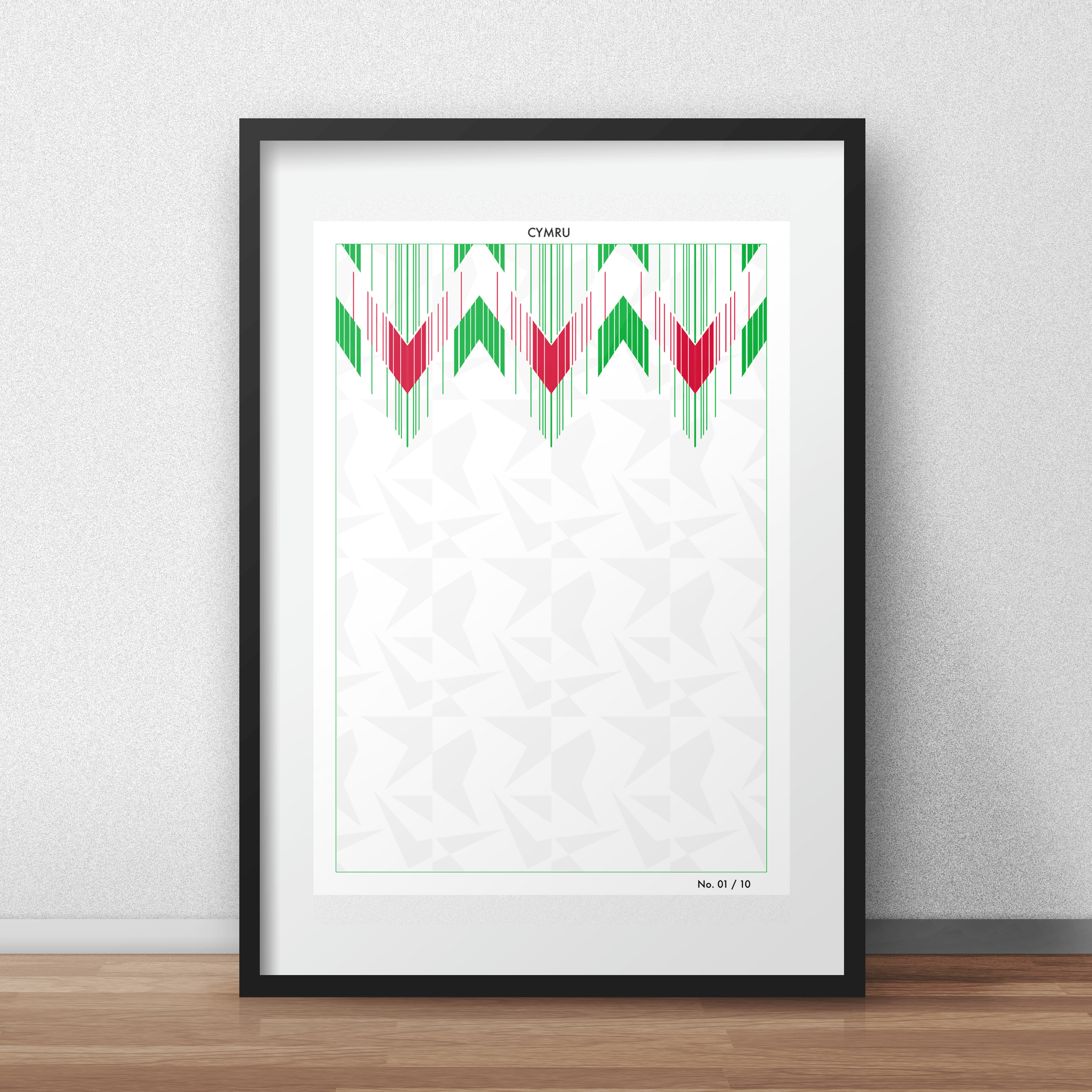 Wales retro away shirt fine art print