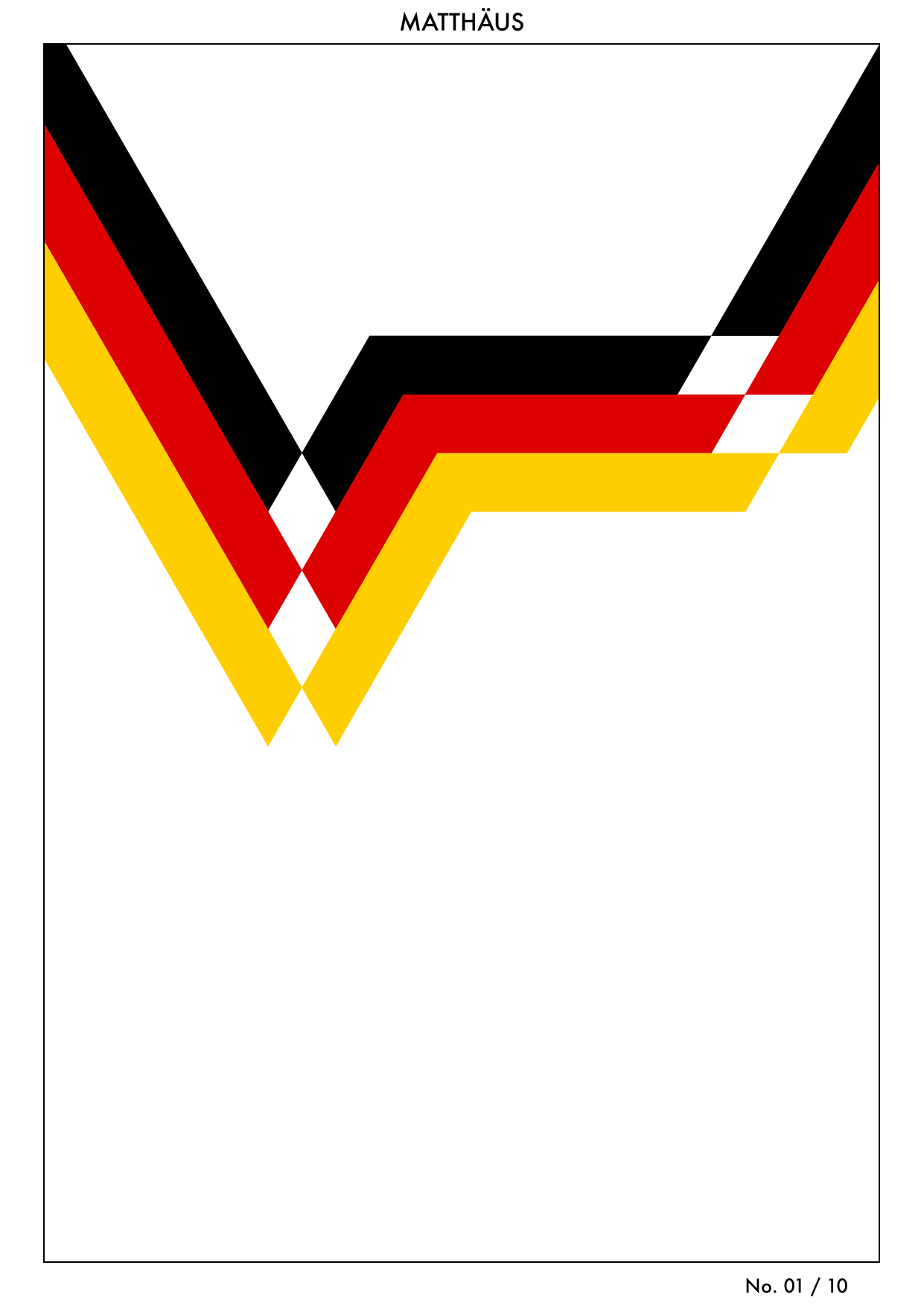 MATTHAUS - Germany 90 Limited edition giclee fine art print design