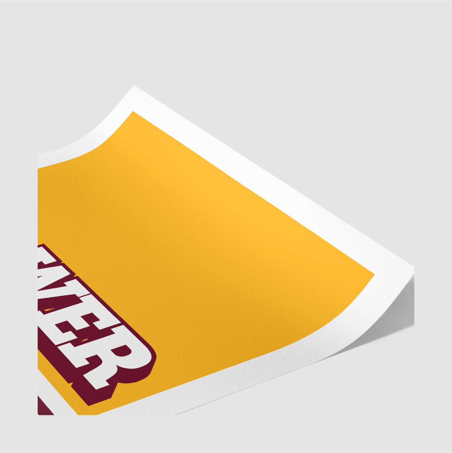 Top corner detail of Fabric of League Maroon & Gold Brisbane 1988 rugby league artwork