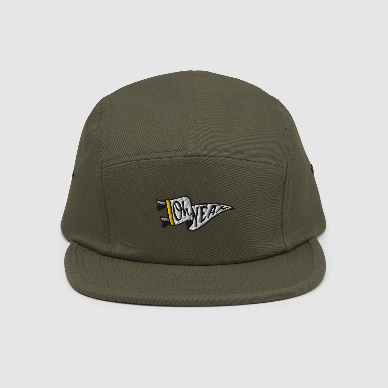 Oh Yeah Olive 5 Panel Cap Image_Five Panel Cap 1.png