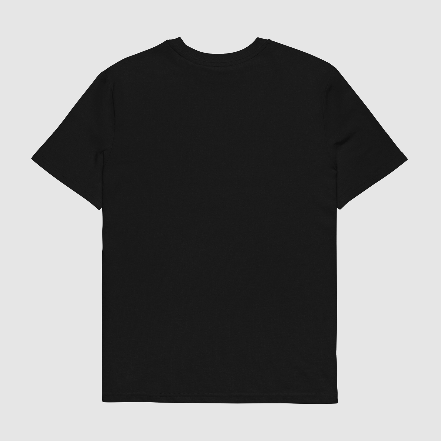 Rear view of the Black Edition Nope tee – blank back