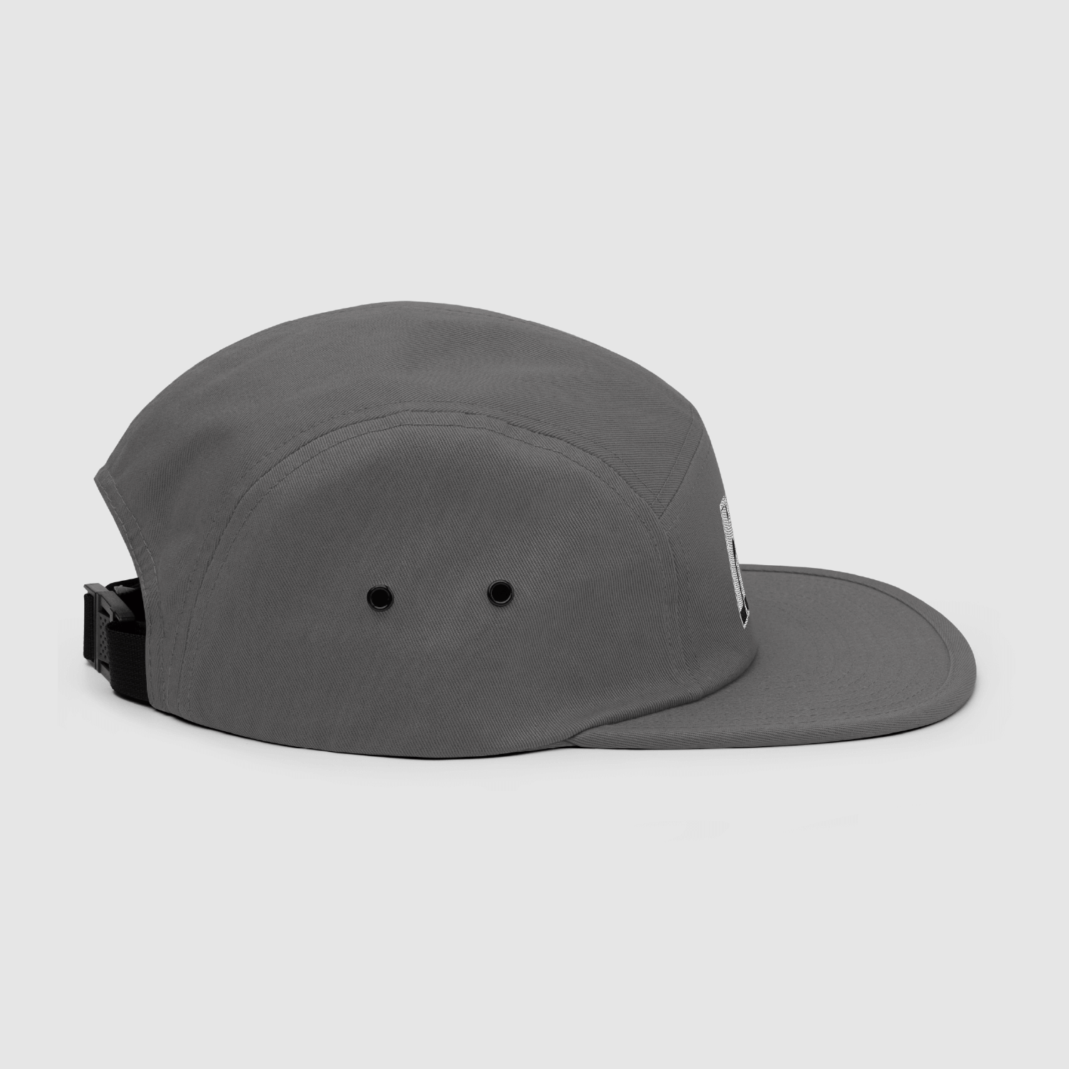 'N' Grey 5 Panel Cap Image_Five Panel Cap 5.png