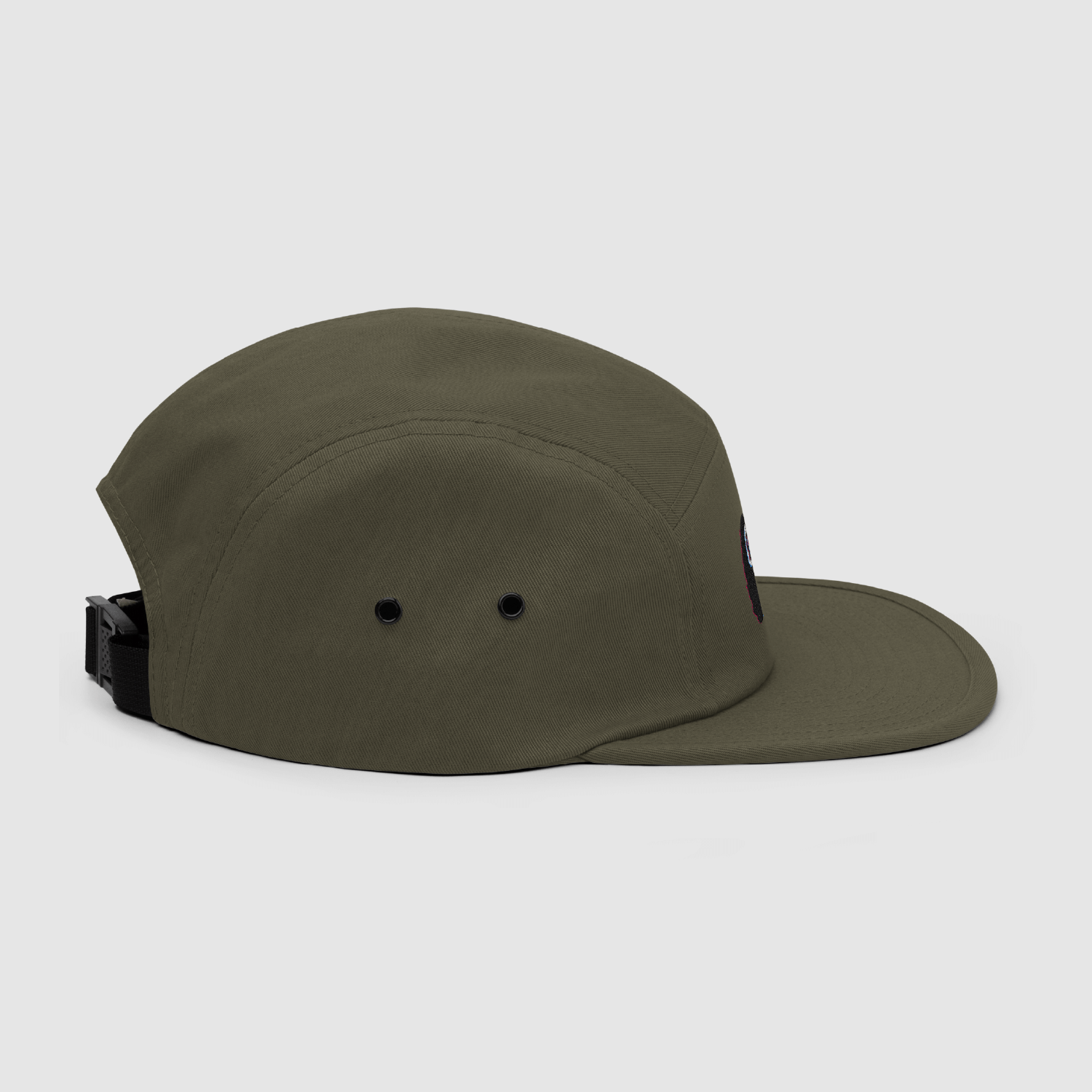 Side profile showing clean stitching and side ventilation eyelets