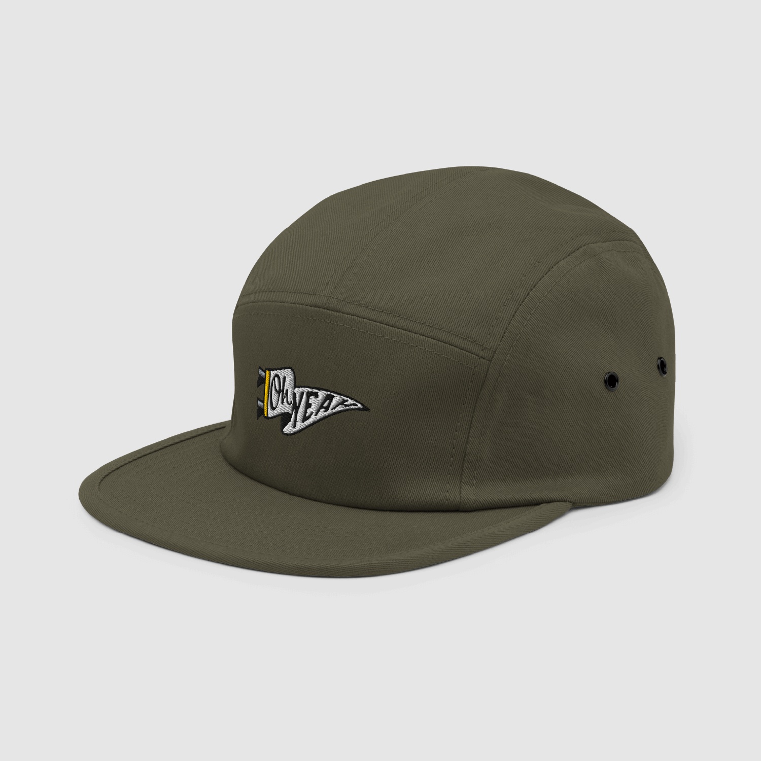 Oh Yeah Olive 5 Panel Cap Image_Five Panel Cap 2.png