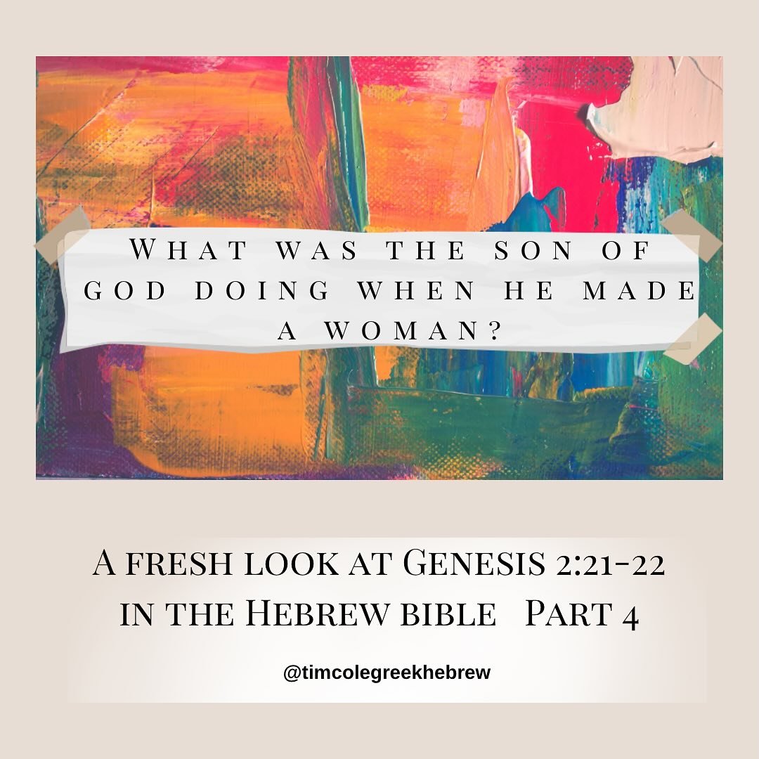One of the best kept secrets about the original identity and role for women is buried out of sight in our English Bible versions of Genesis 2:21-22. Moses&rsquo; main point about a woman&rsquo;s original role and identity gets lost in our English tra