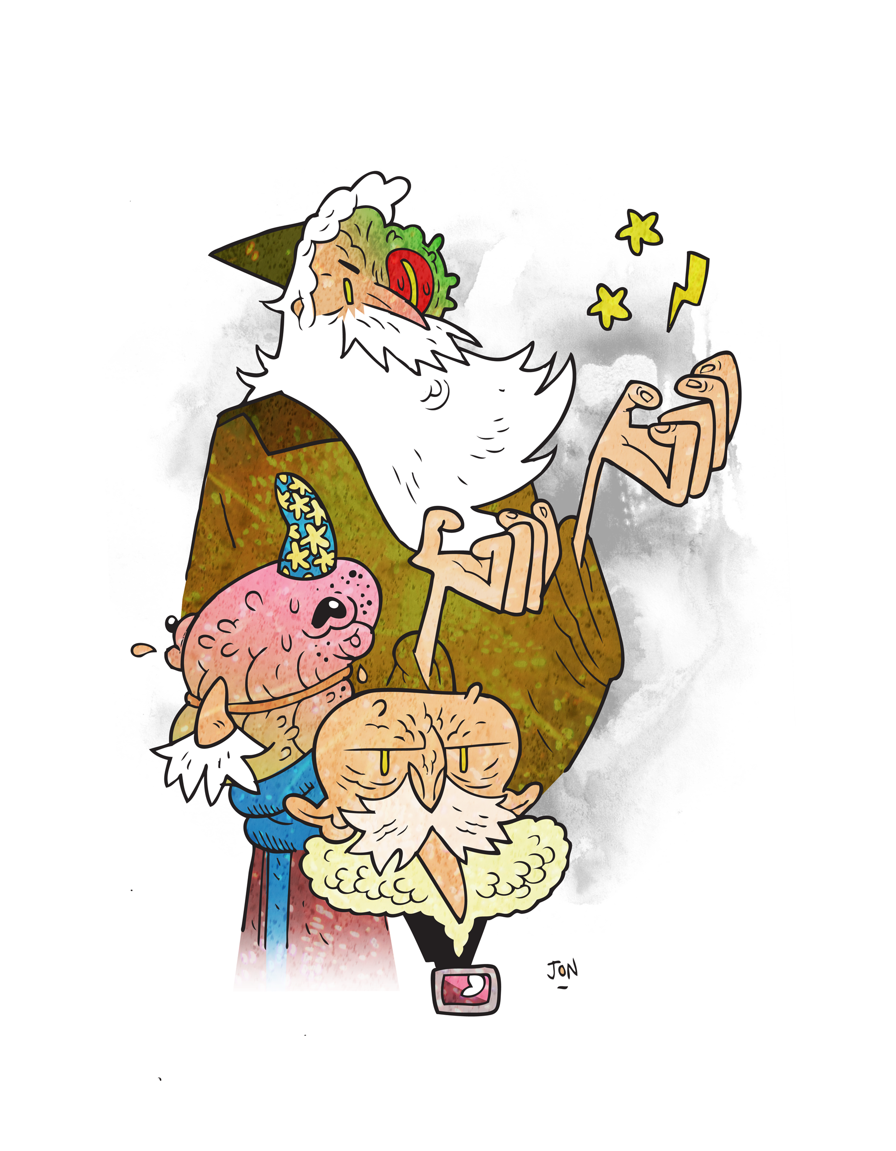 Wizards, attempting to pass for human.