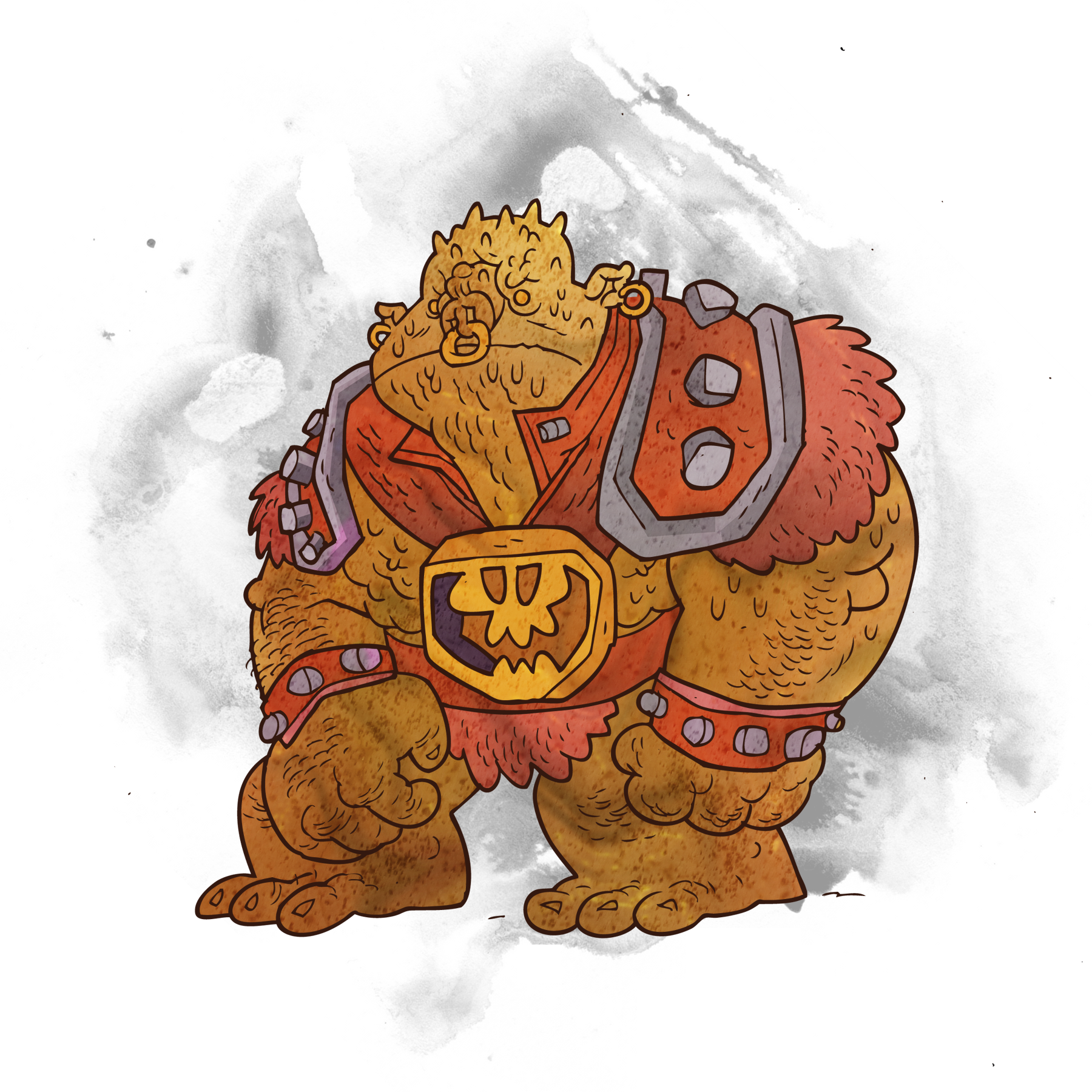 An orc in his Sunday finery.