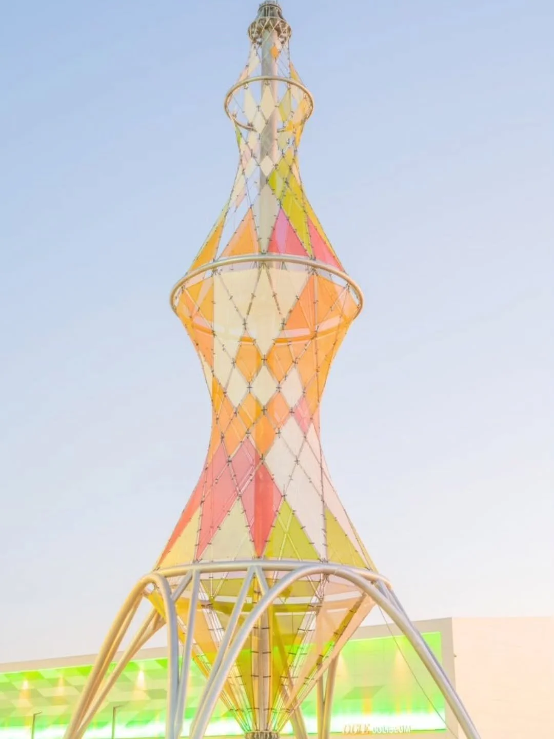 OKC Fair Park has started, and a new landmark can be spotted on the horizon! 

. 

Created by Jenny Sabin Studio, Bolt Tower rises 72-feet tall at OKC Fair Park, as a beacon of creativity, history, and community. Dedicated in celebration of 118 years