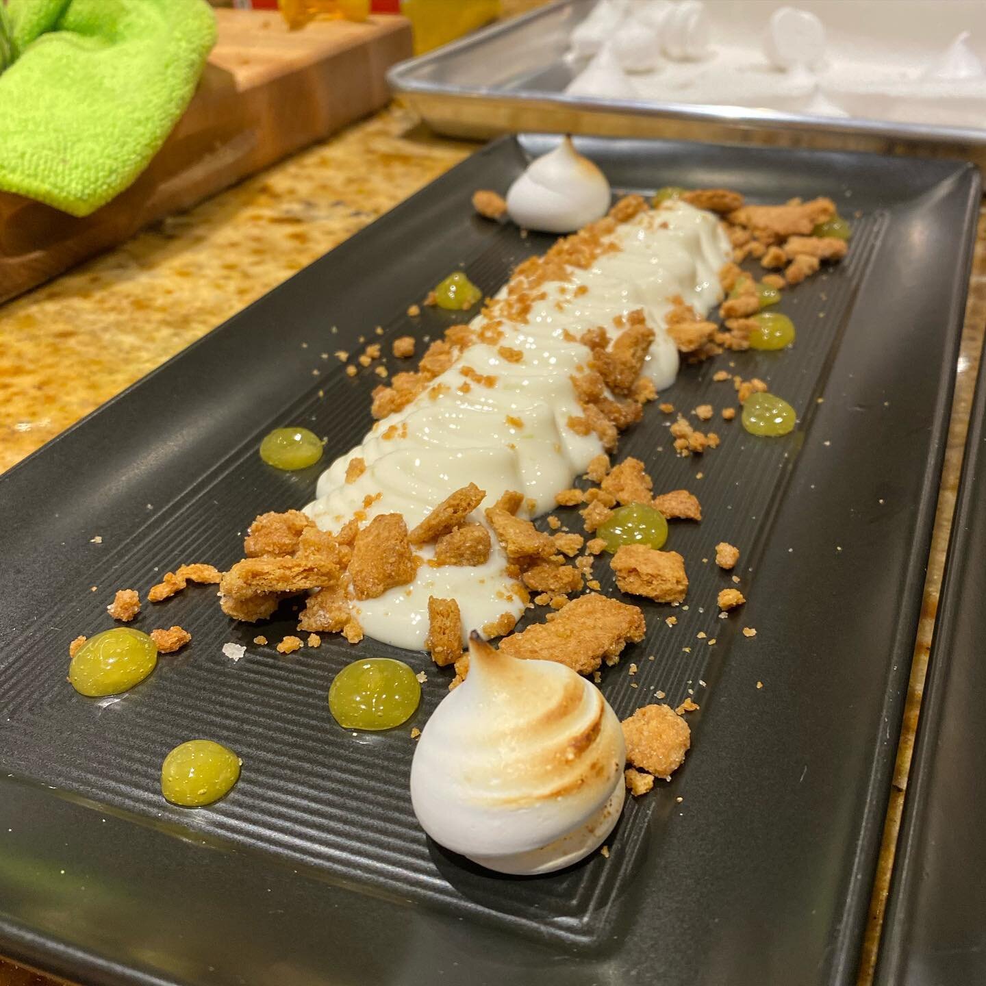 Key Lime Pie
As a chef, I don’t consider myself an artist. There is absolutely artistic expression in the craft of cooking. But I’m a craftsman. To me a craft is a functional form of art. I don’t want you to hang my food on a wall.
