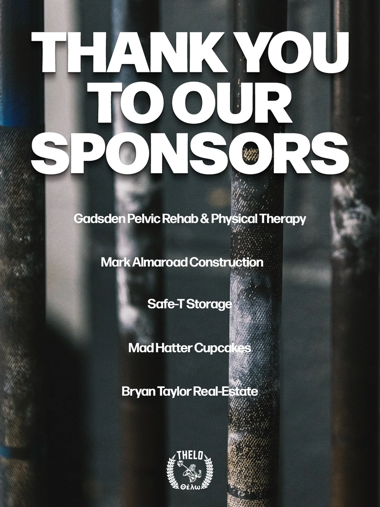 We&rsquo;re so grateful for our sponsors. The way small businesses lift each other up is what makes our community so strong!

🧱 Mark Almaroad Construction - Mark is the best! Several of our members have used him for their new builds. 

🩺 Gadsden Pe