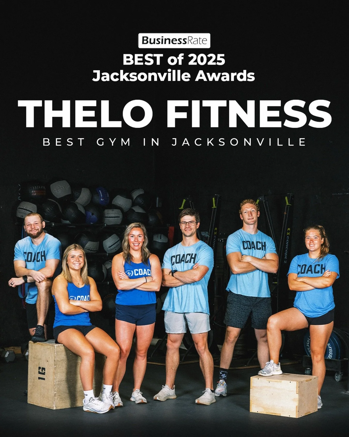 We&rsquo;re honored to be named 2025 Best Gym in Jacksonville by @businessrate! Thank you to our incredible members and coaches for trusting us, grinding with us, and building this community with us one day at a time!
