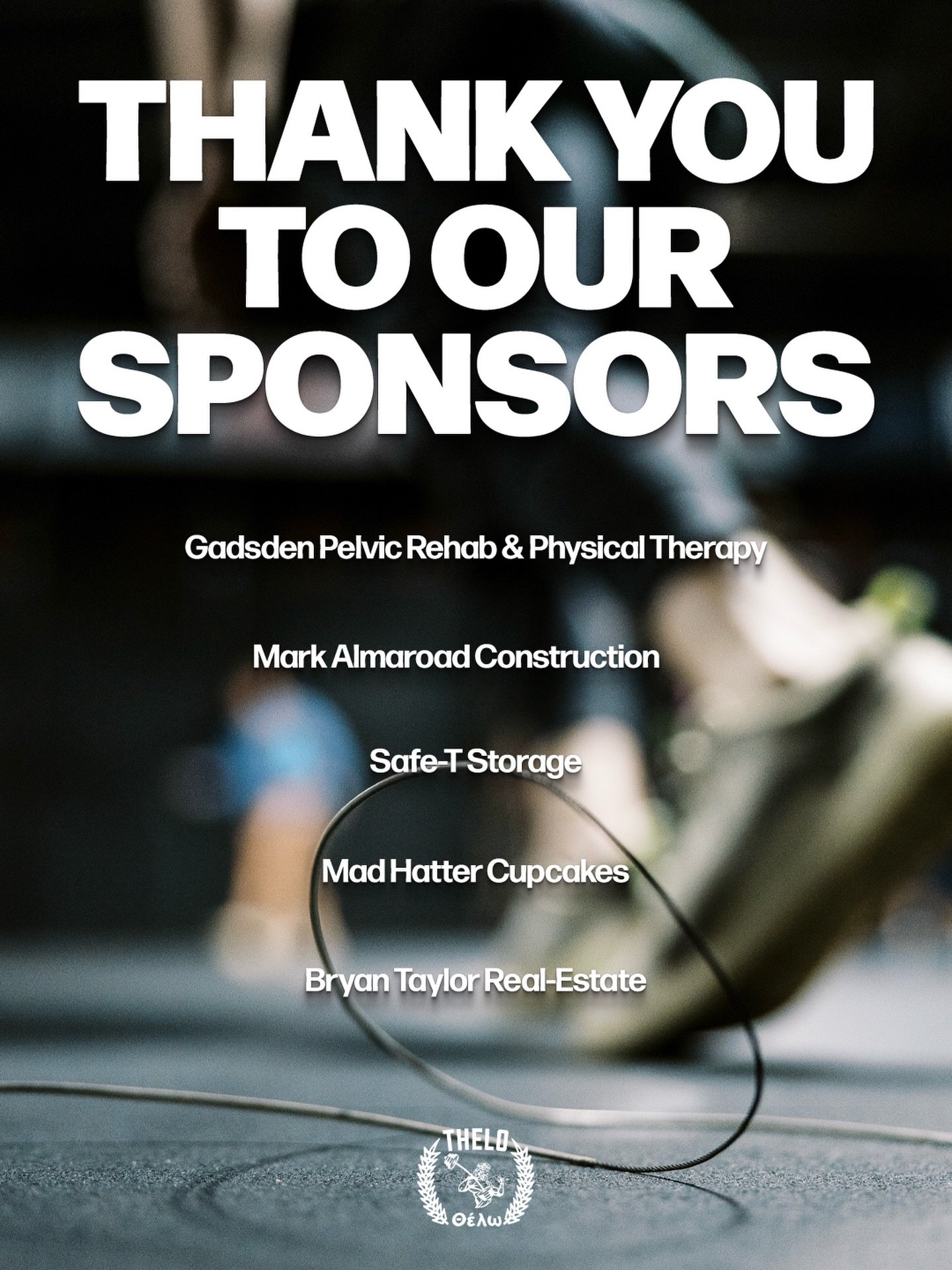 We&rsquo;re so grateful for our sponsors. The way small businesses lift each other up is what makes our community so strong!

🧱 Mark Almaroad Construction - Mark is the best! Several of our members have used him for their new builds. 

🩺 Gadsden Pe