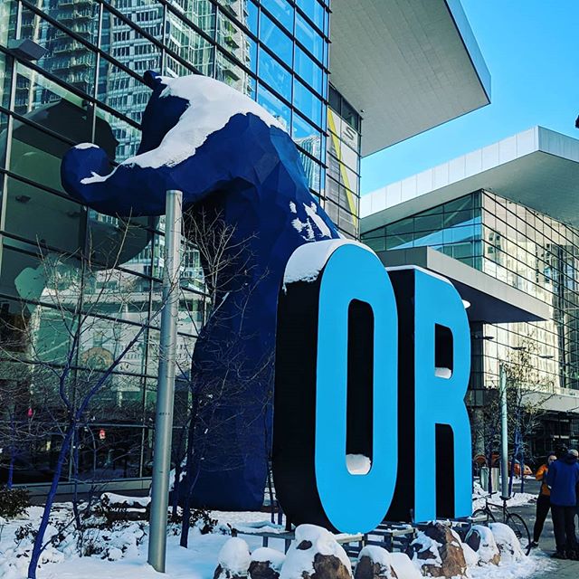 The big show starts tomorrow.... What new product would you like to see next year? 
#outdoorretailer2019 #huntingfornewproduct #skisbootsjacketsandabigbluebear