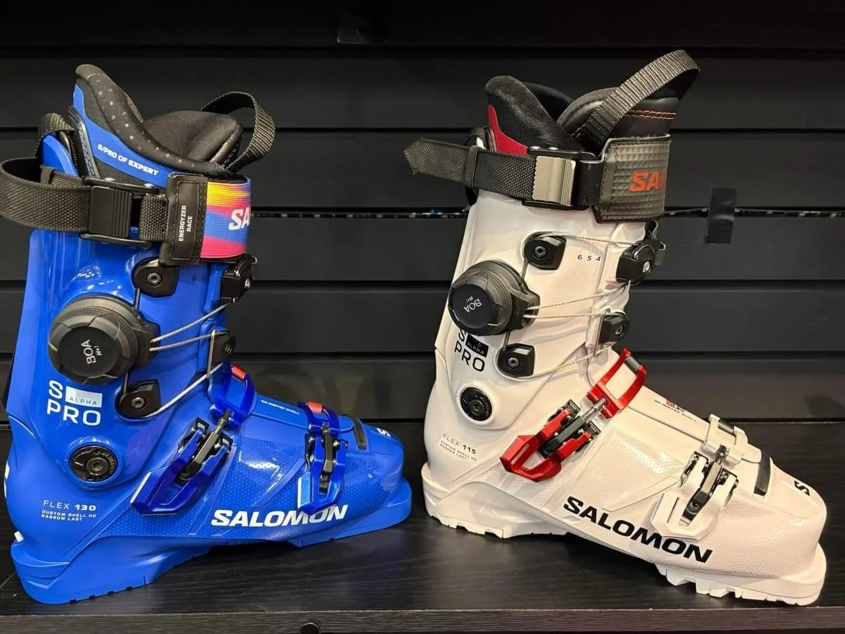 More cool 2027 gear, Salomon Alpha boots for women and men. Cuff boa and a unique inside pivot. Stop by the NH store and check them out! We have Masterfit and Sidas Certified boot fitters on staff every day

#Rodgersskiandsport #nebiggestskishop #rod