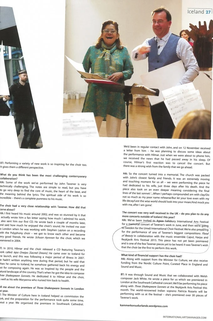 SICC Vol 10 No10 Jun 2014 - International Arts Manager - page 2