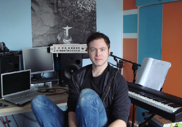 Jack White in his home studio