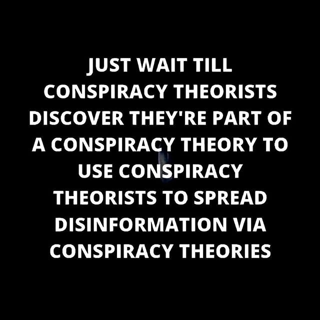 Meta, Deep State, Sheeple, what&rsquo;s up?!?
#conspiracytheoriesandchill