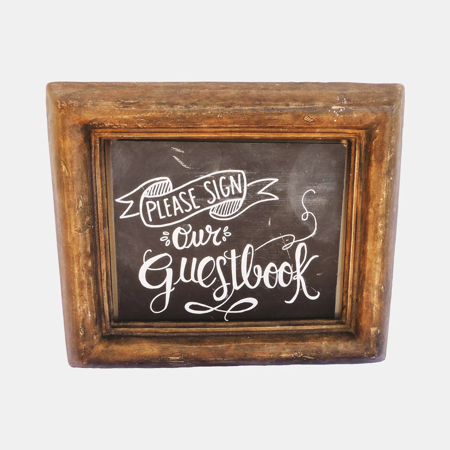Small Rectangle Wood Framed Chalkboard Rental