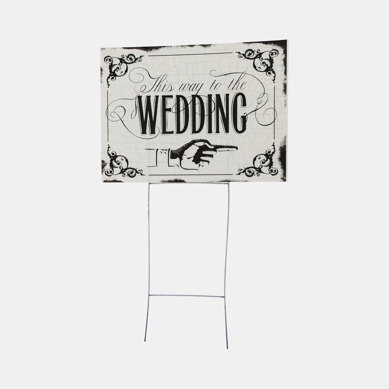 "This Way to the Wedding" Sign Rental