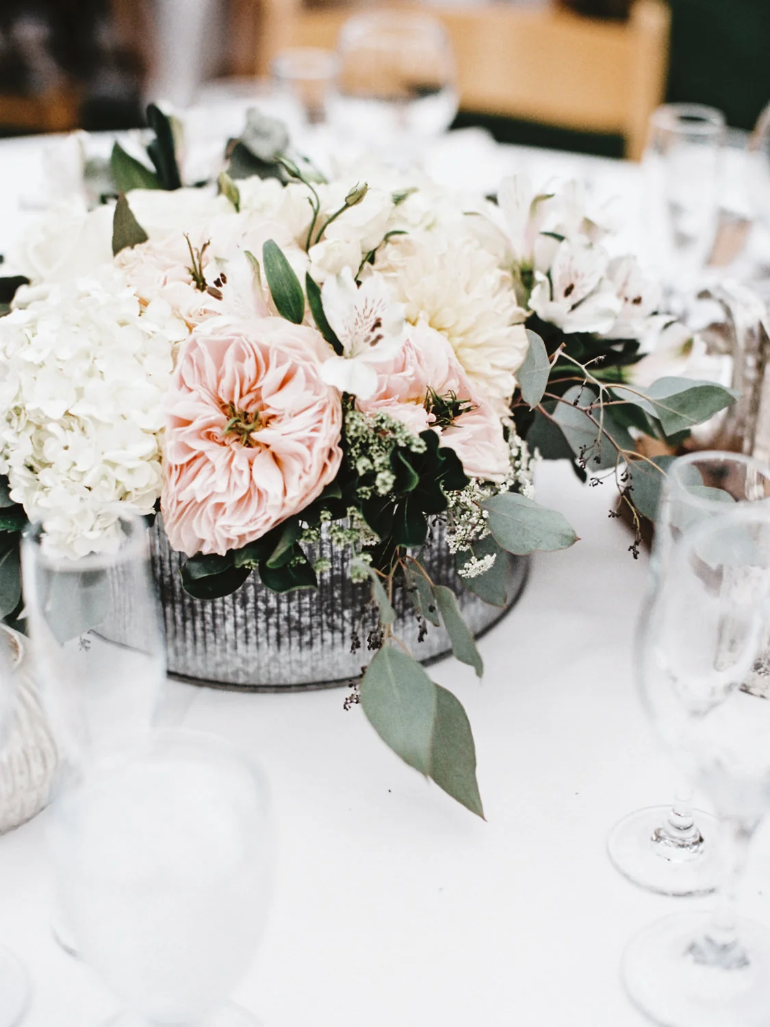 Assorted Ridged Tin Containers on Display