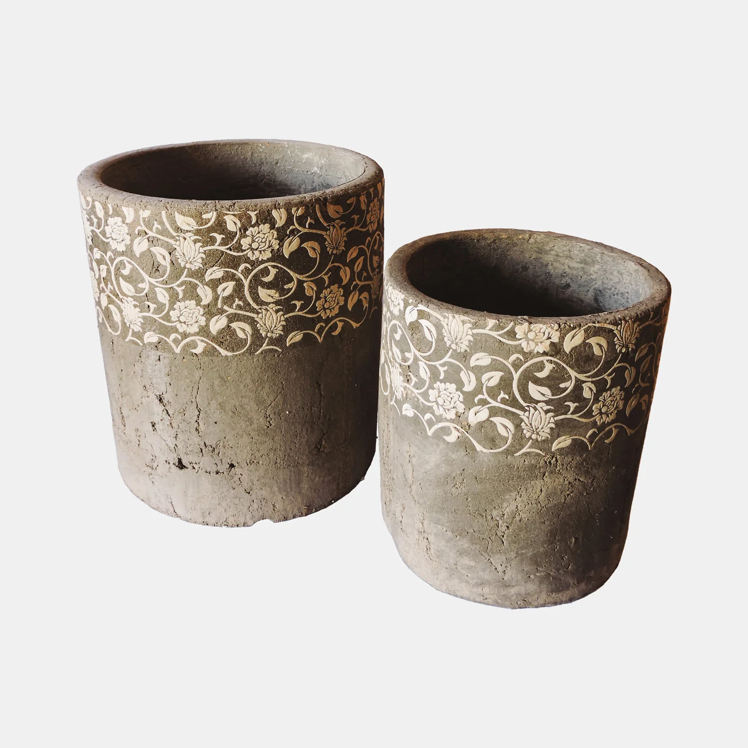 Assorted Vintage Floral Planter Rentals