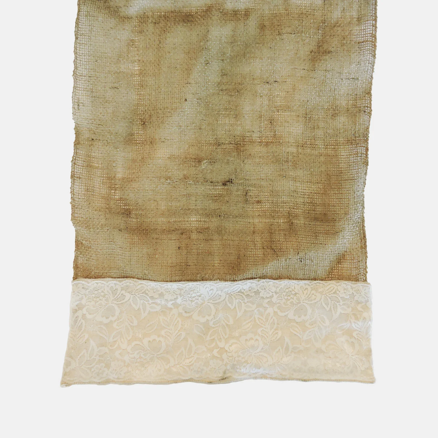 Burlap and Lace Table Runner Rental