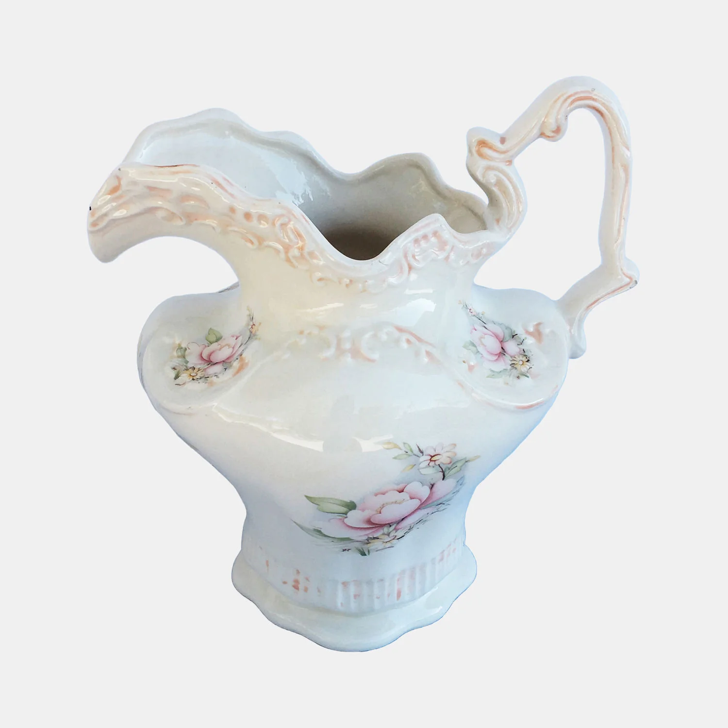 Floral Ceramic Pitcher Rental