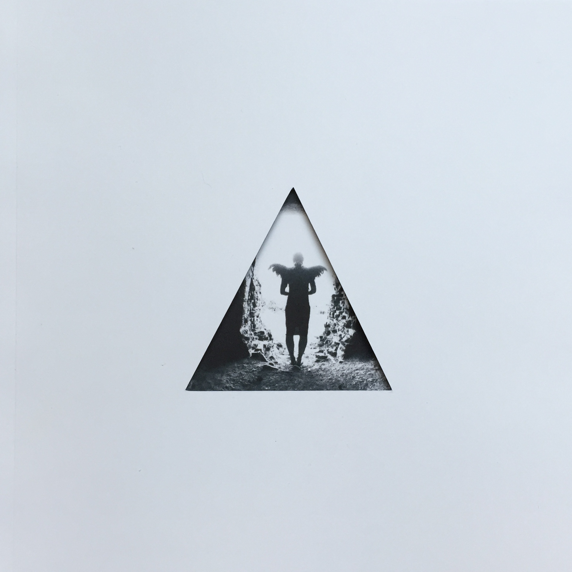 Die-cut gatefold cover, limited art edition, in white