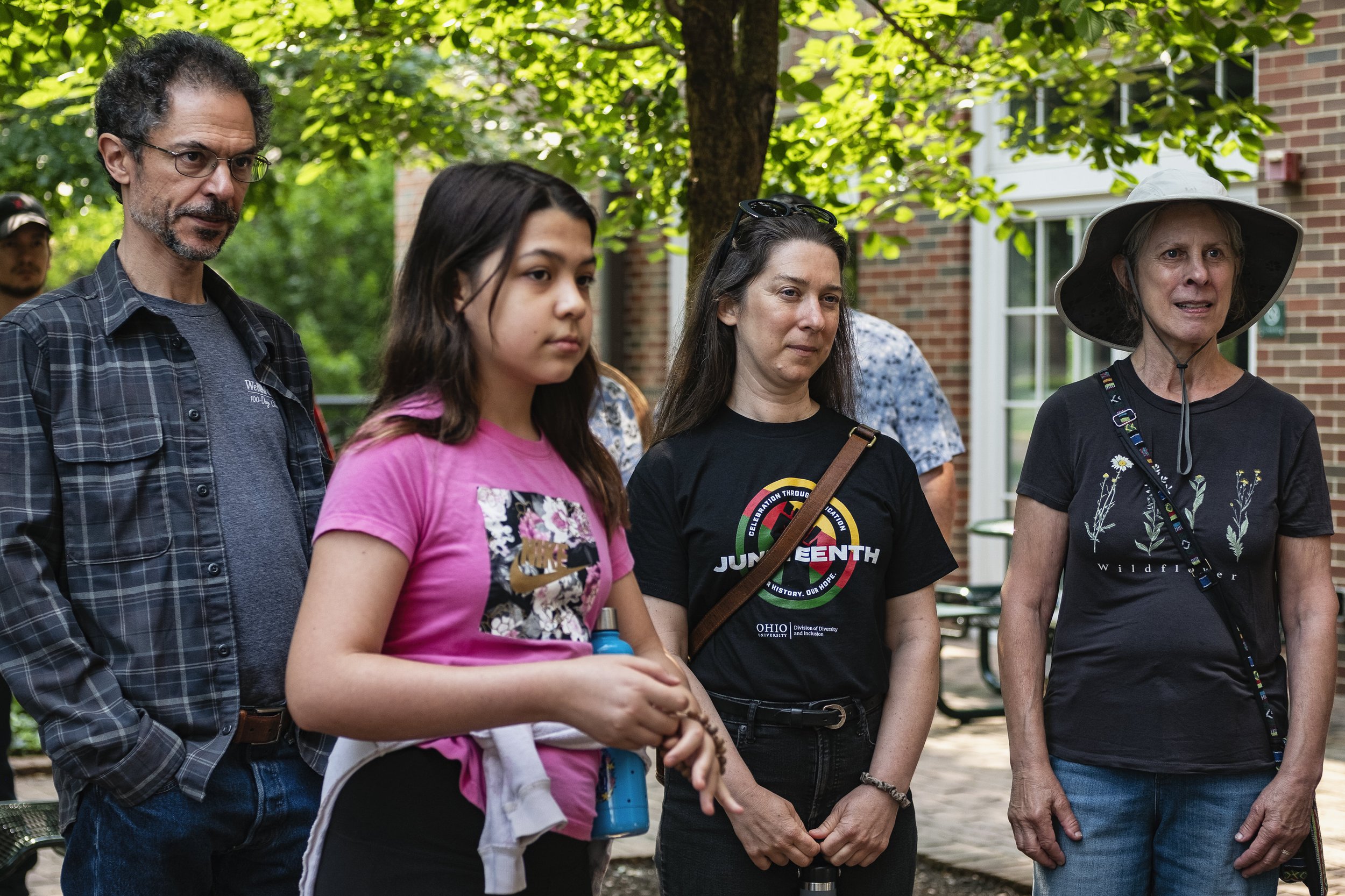  Moments captured during a Black history of Athens tour led by Dr. Trevellya "Tee" Ford-Ahmed as part of Ohio University's Juneteenth celebrations in Athens, Ohio, Saturday, June 17, 2023. Mount Zion Black Cultural Center/Loriene Perera 