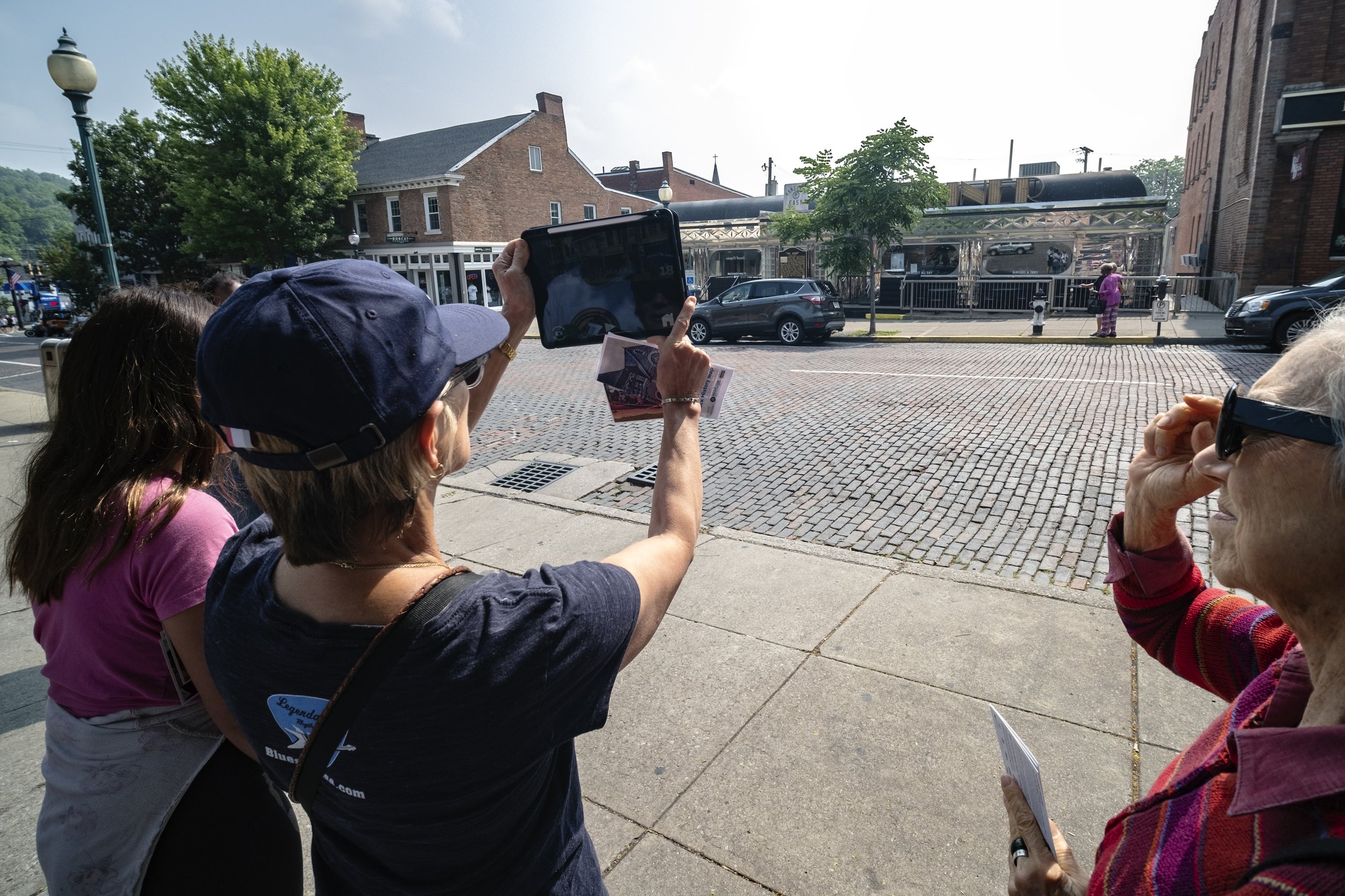  Moments captured during a Black history of Athens tour led by Dr. Trevellya "Tee" Ford-Ahmed as part of Ohio University's Juneteenth celebrations in Athens, Ohio, Saturday, June 17, 2023. Mount Zion Black Cultural Center/Loriene Perera 