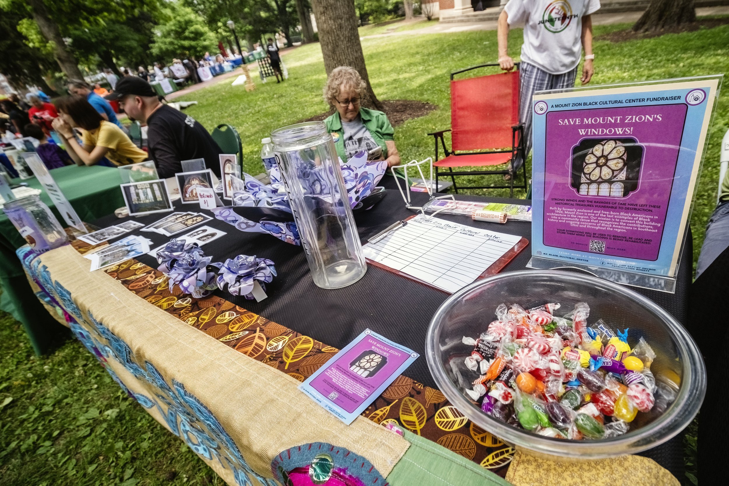  Juneteenth celebration moments at Ohio University's College Green in Athens, Ohio, Saturday, June 17, 2023. Mount Zion Black Cultural Center/Loriene Perera 