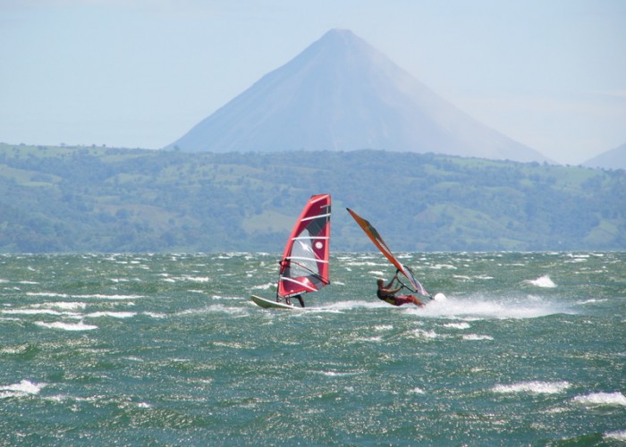 Windsurfing at Lake Arenal, by MisticaCostaRica